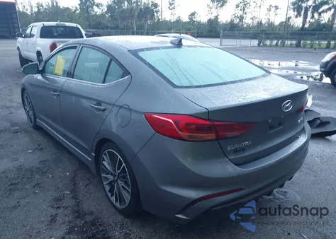 2018 Hyundai Elantra Sport z USA, uszkodzony, nr VIN KMHD04LB2JU529042